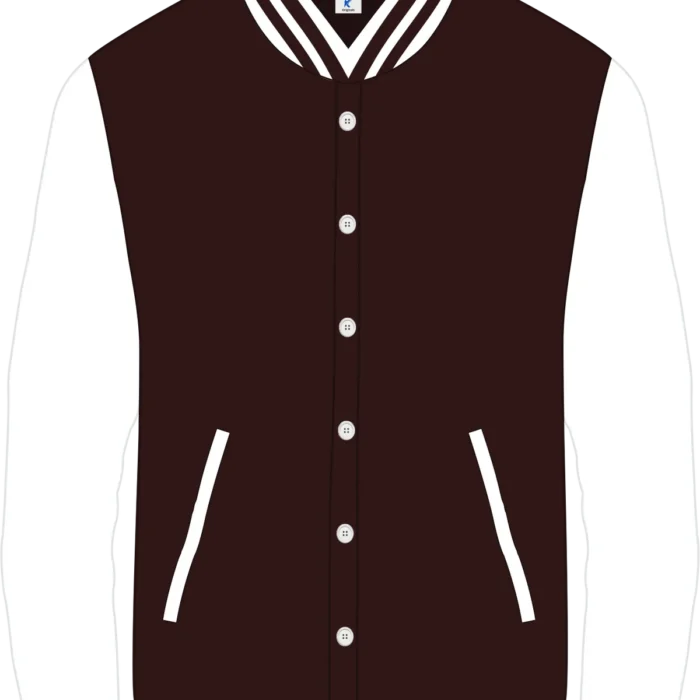 Premium Cotton Varsity (Brown-White)