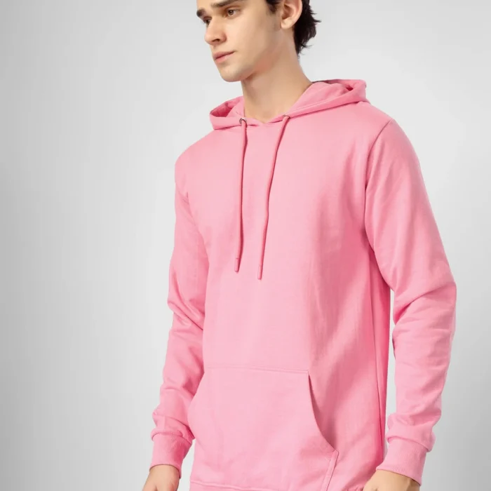 Premium Cotton Hoodie (Pink)