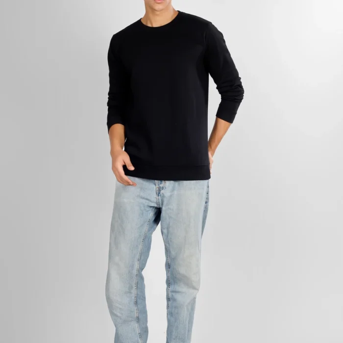 Premium Cotton Sweatshirt (Black)